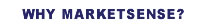 Why Choose MarketSense